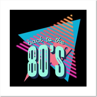 80's Retro Fashion - Bold Back To The 80's Print, Iconic Party Wear, Great for Retro-Themed Events & Gifts Posters and Art